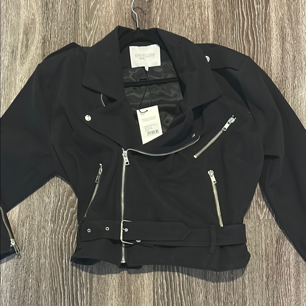 Envelope 1976 Black Biker Jacket - Picture 2 of 13